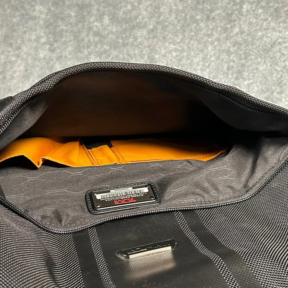MINI Cooper by TUMI Travel Duffel Bag Black Ballistic Nylon Backpack 68849DVC